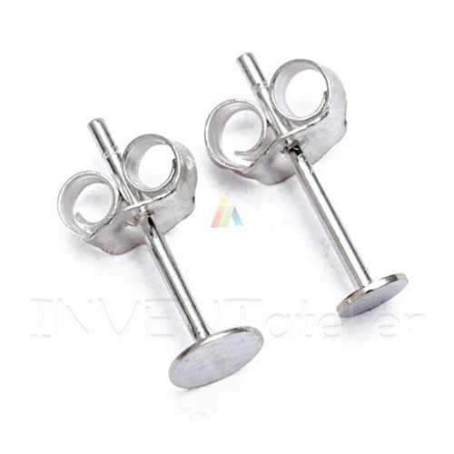 Серебро 925 пробы, серьги-гвоздики 